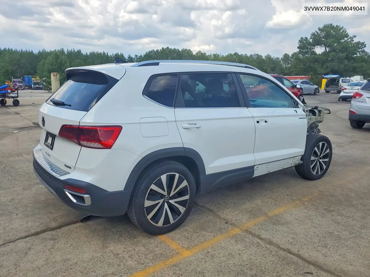 2022 Volkswagen Taos Se VIN: 3VVWX7B20NM049041 Lot: 55489266