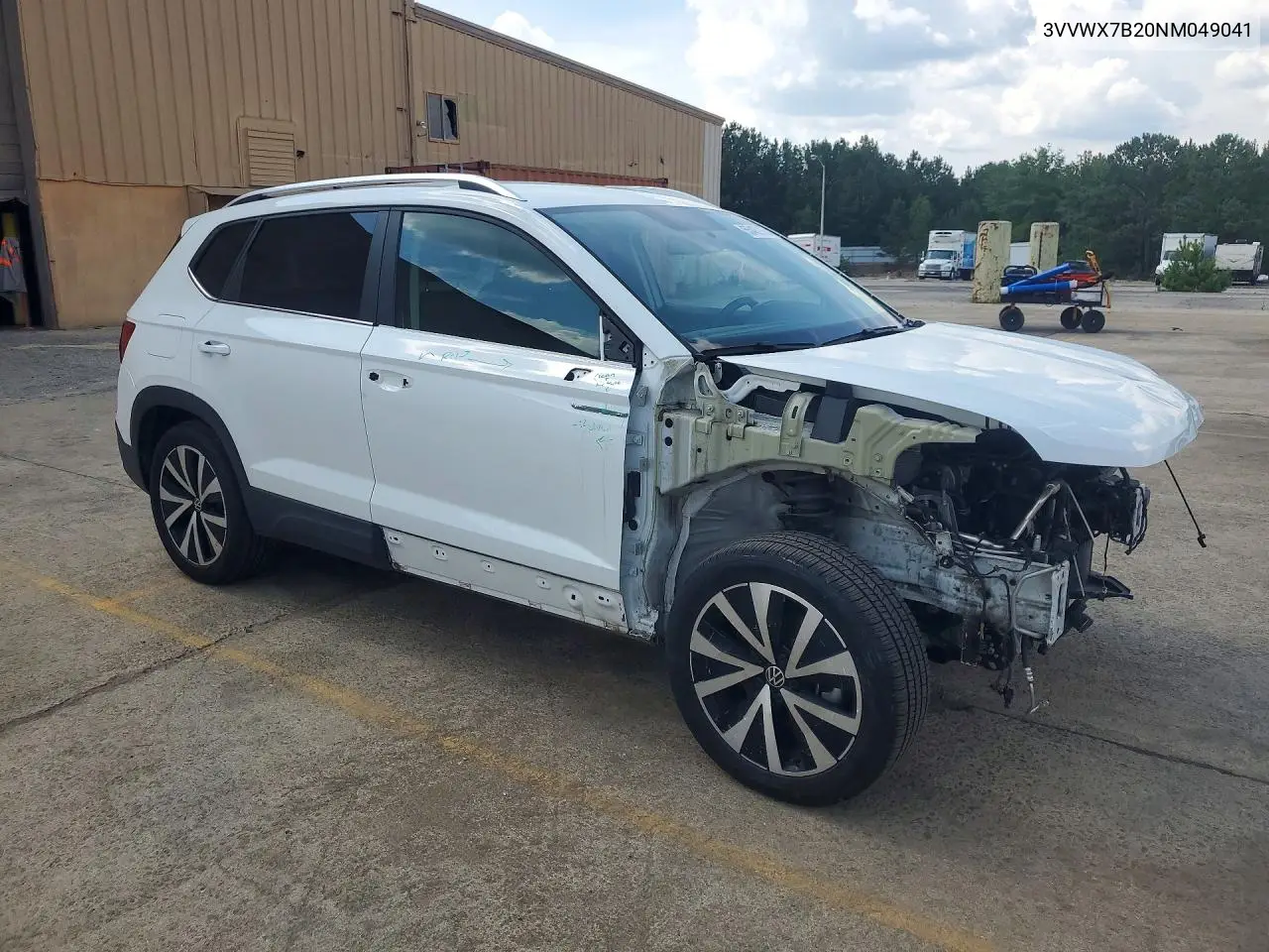 2022 Volkswagen Taos Se VIN: 3VVWX7B20NM049041 Lot: 55489266