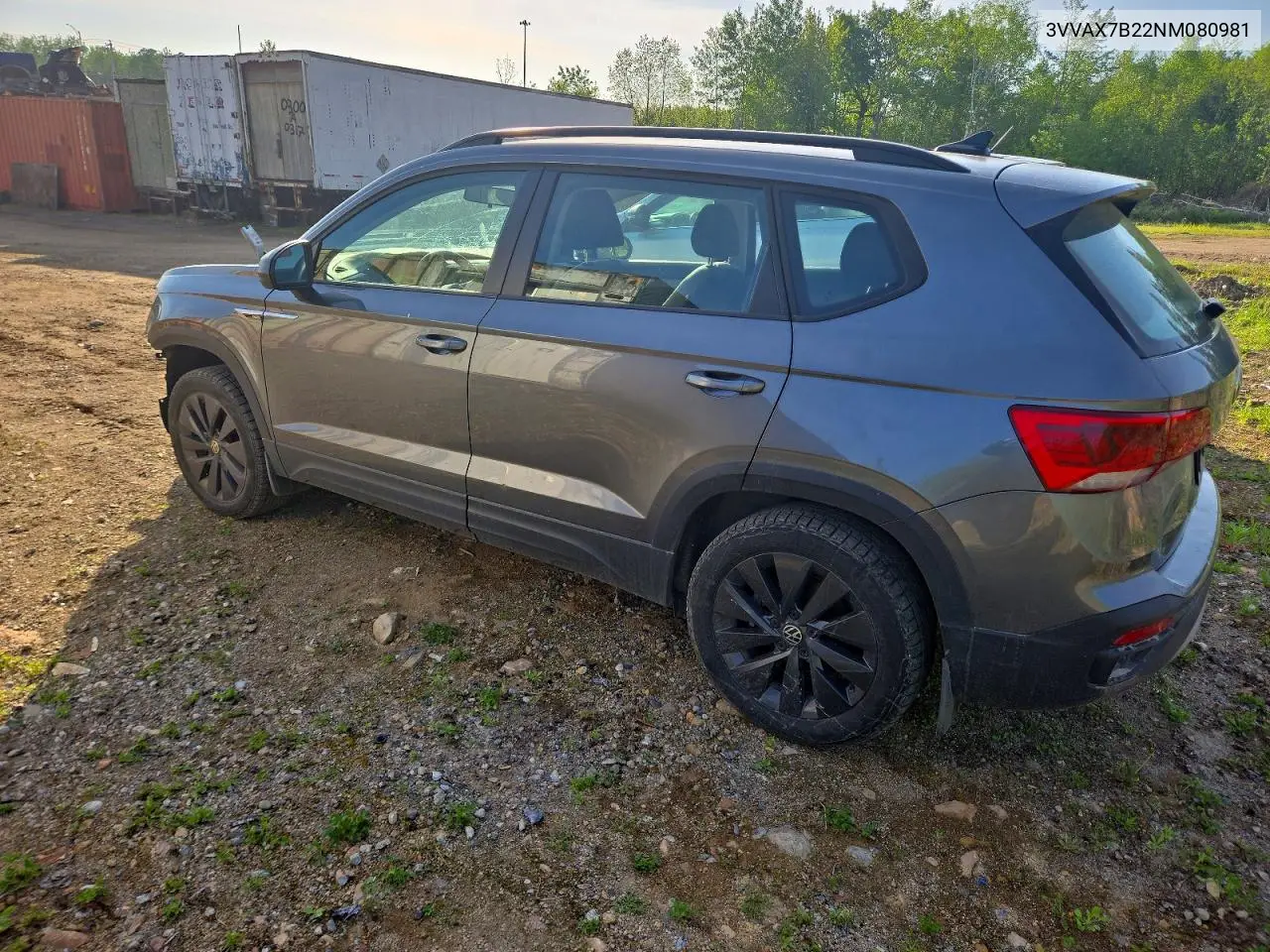 2022 Volkswagen Taos S VIN: 3VVAX7B22NM080981 Lot: 55777256