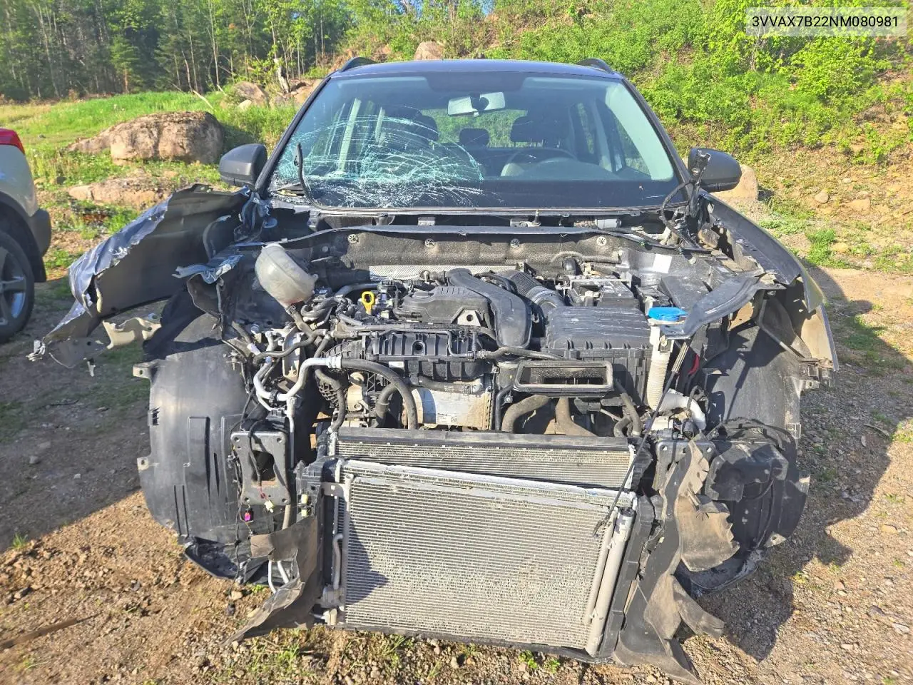 2022 Volkswagen Taos S VIN: 3VVAX7B22NM080981 Lot: 55777256