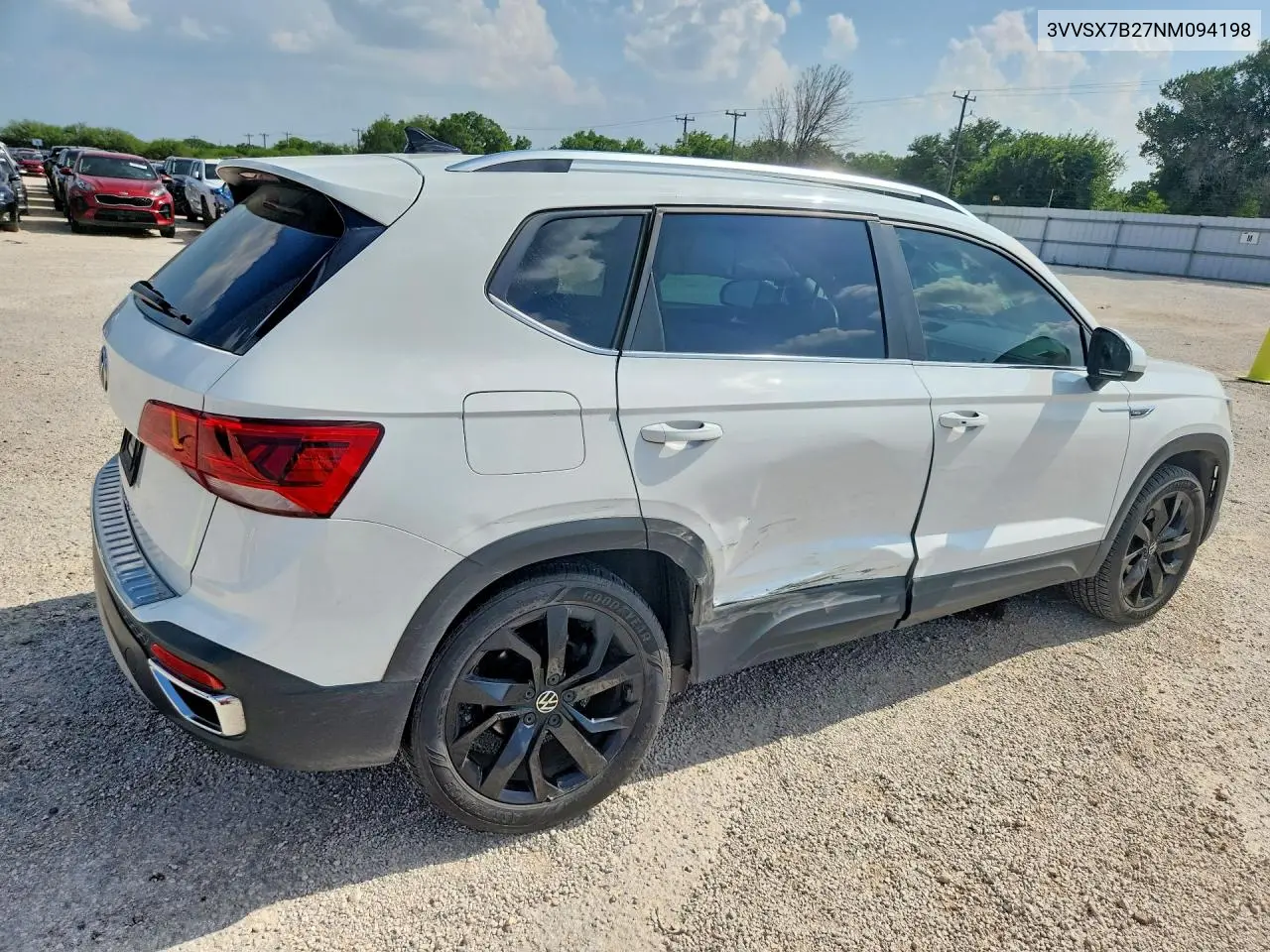 2022 Volkswagen Taos Se VIN: 3VVSX7B27NM094198 Lot: 56104636