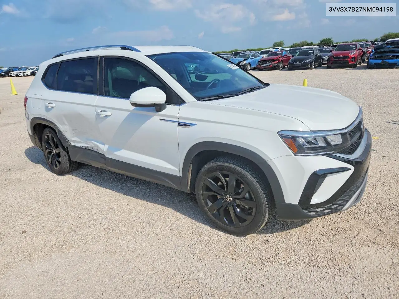 2022 Volkswagen Taos Se VIN: 3VVSX7B27NM094198 Lot: 56104636