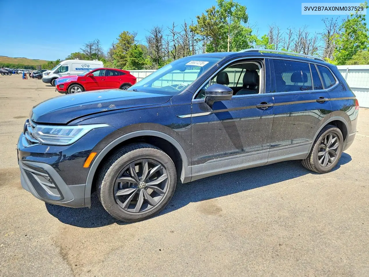 2022 Volkswagen Tiguan Se VIN: 3VV2B7AX0NM037529 Lot: 56627276