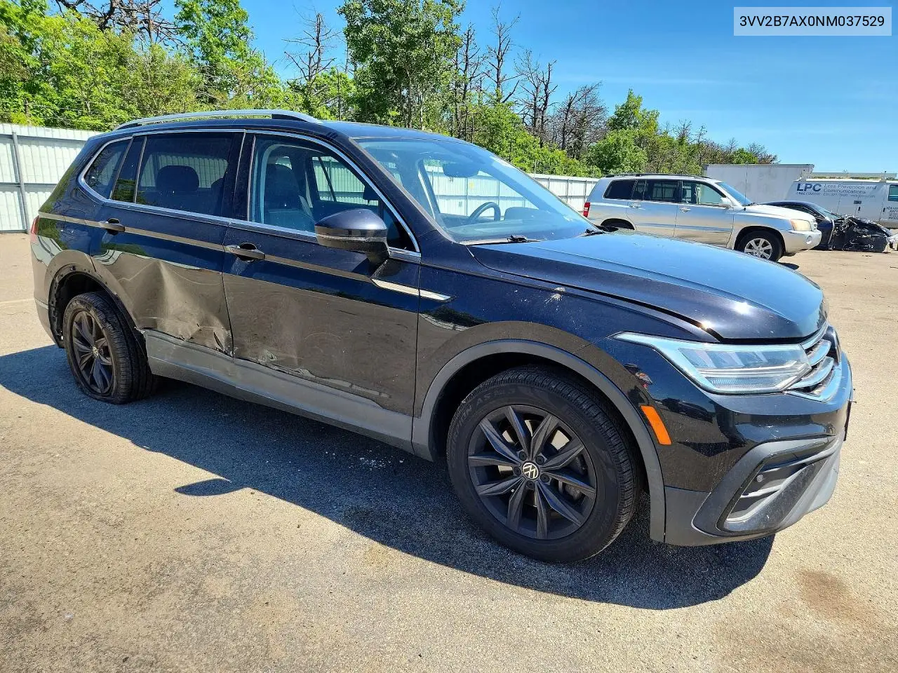 2022 Volkswagen Tiguan Se VIN: 3VV2B7AX0NM037529 Lot: 56627276