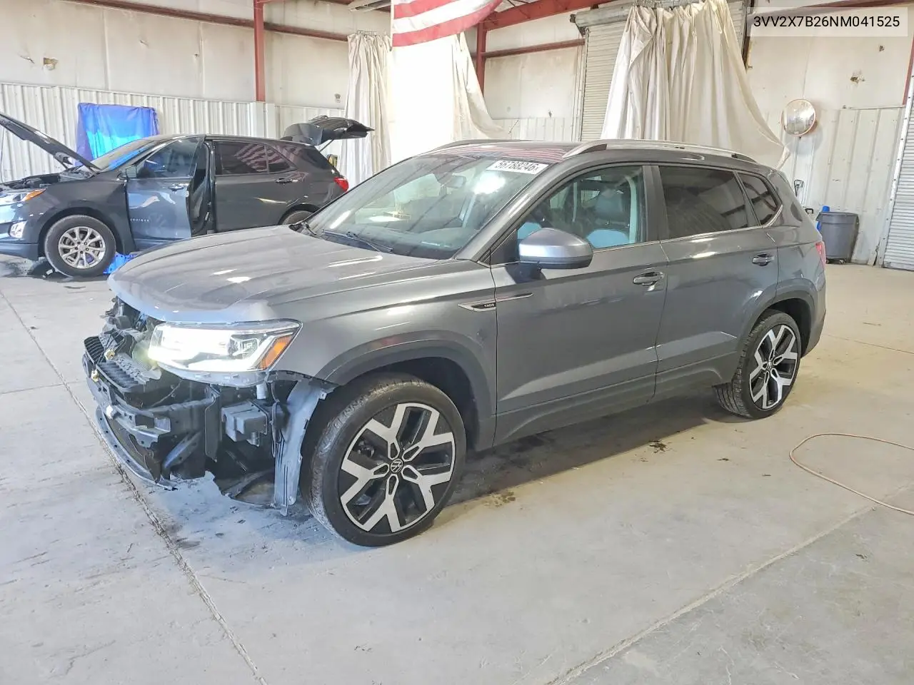 2022 Volkswagen Taos Sel VIN: 3VV2X7B26NM041525 Lot: 56788246
