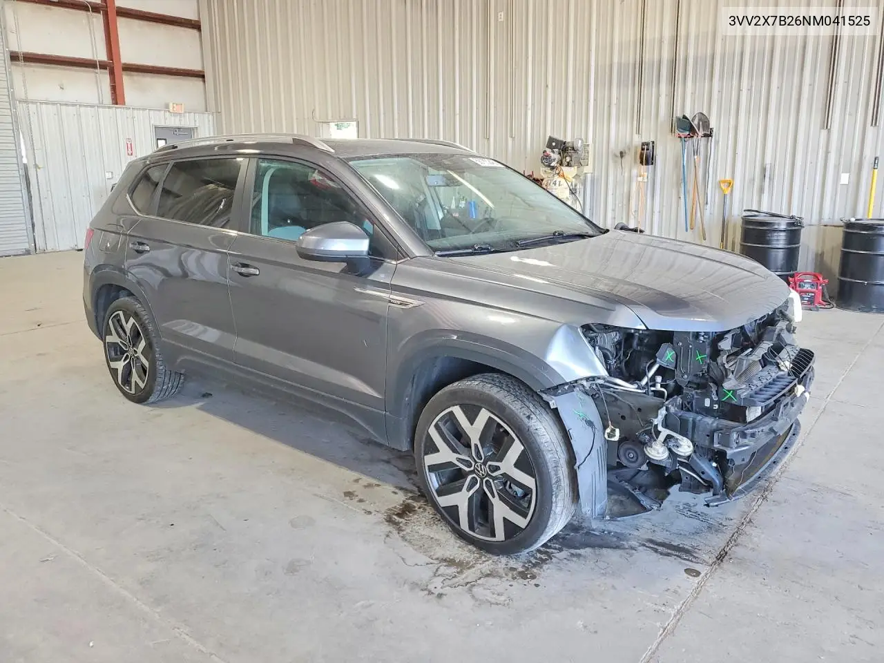 2022 Volkswagen Taos Sel VIN: 3VV2X7B26NM041525 Lot: 56788246