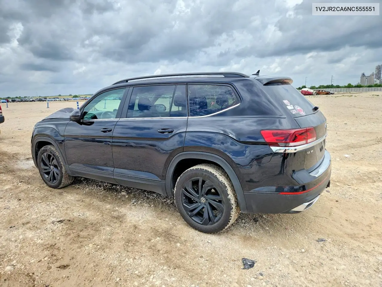 2022 Volkswagen Atlas Se VIN: 1V2JR2CA6NC555551 Lot: 56870356