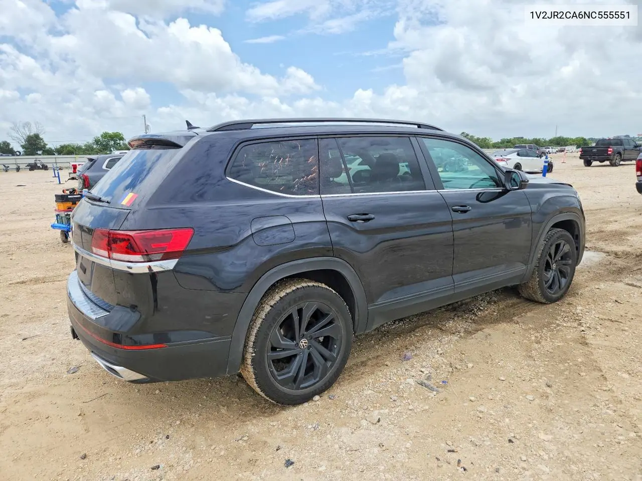 2022 Volkswagen Atlas Se VIN: 1V2JR2CA6NC555551 Lot: 56870356