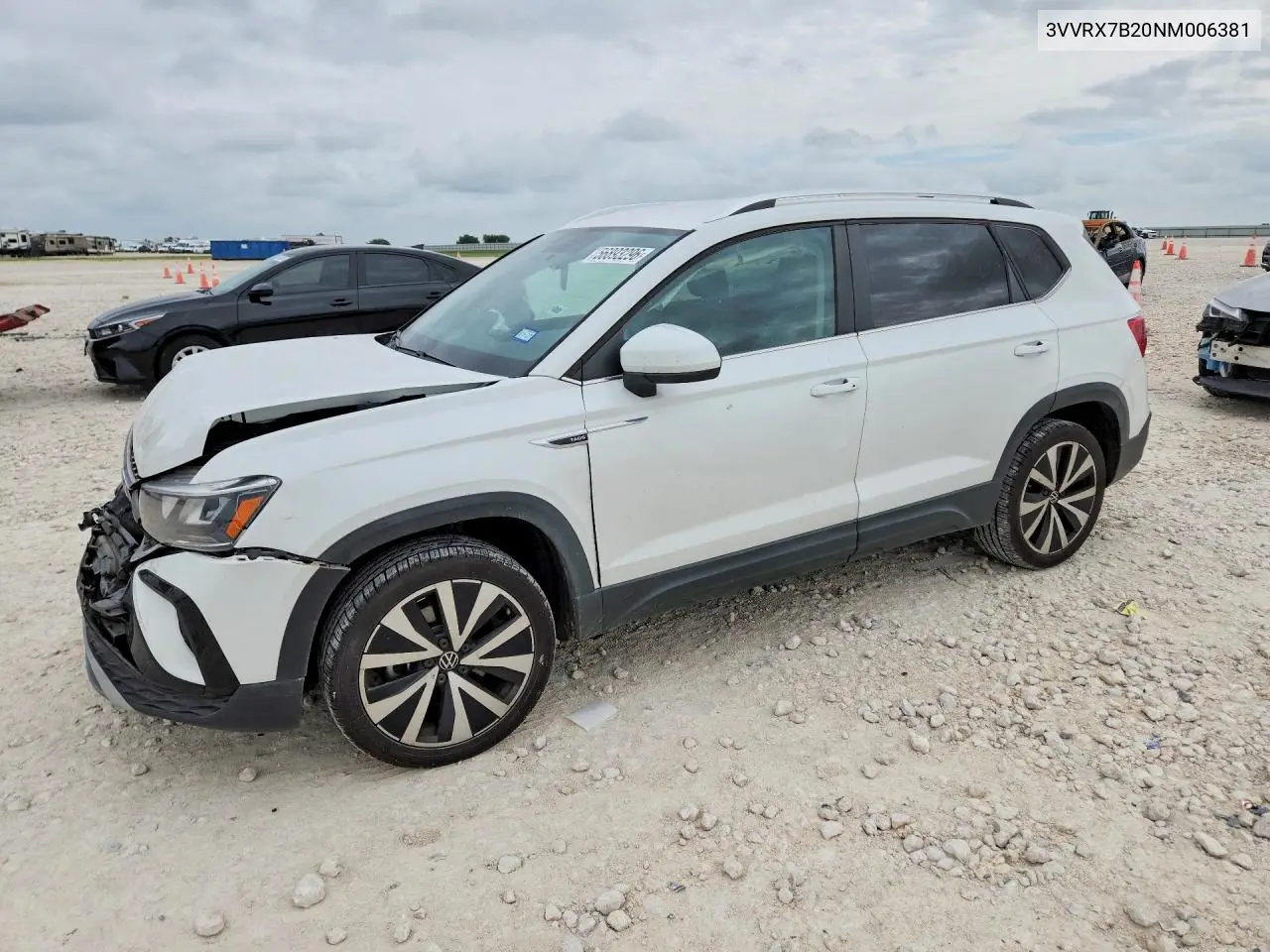 2022 Volkswagen Taos Se VIN: 3VVRX7B20NM006381 Lot: 56893296