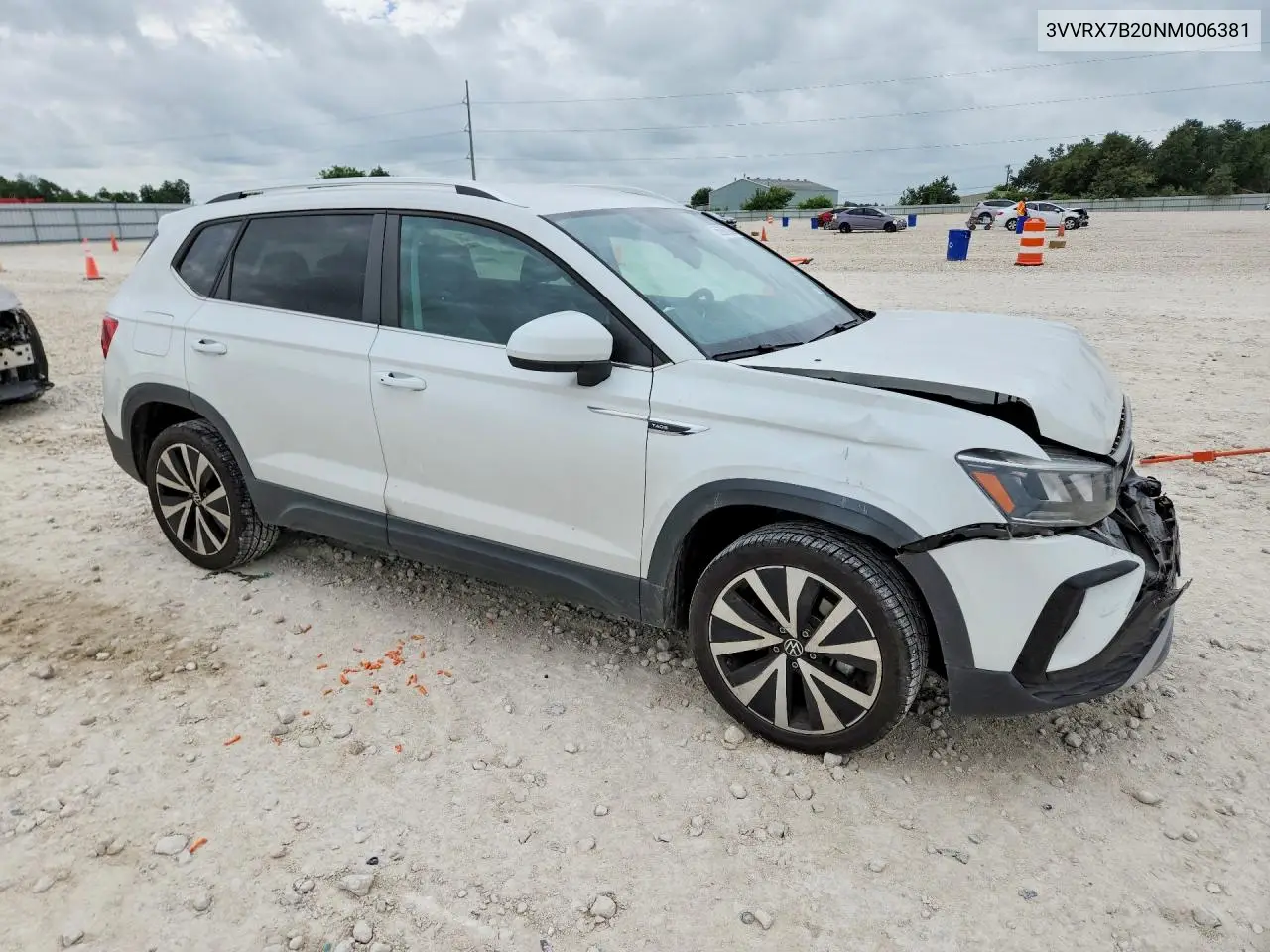 2022 Volkswagen Taos Se VIN: 3VVRX7B20NM006381 Lot: 56893296