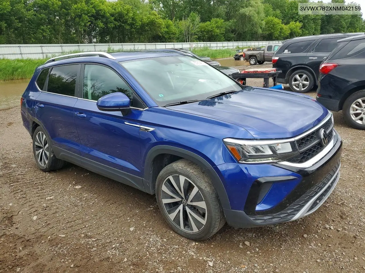 2022 Volkswagen Taos Se VIN: 3VVWX7B2XNM042159 Lot: 57214176