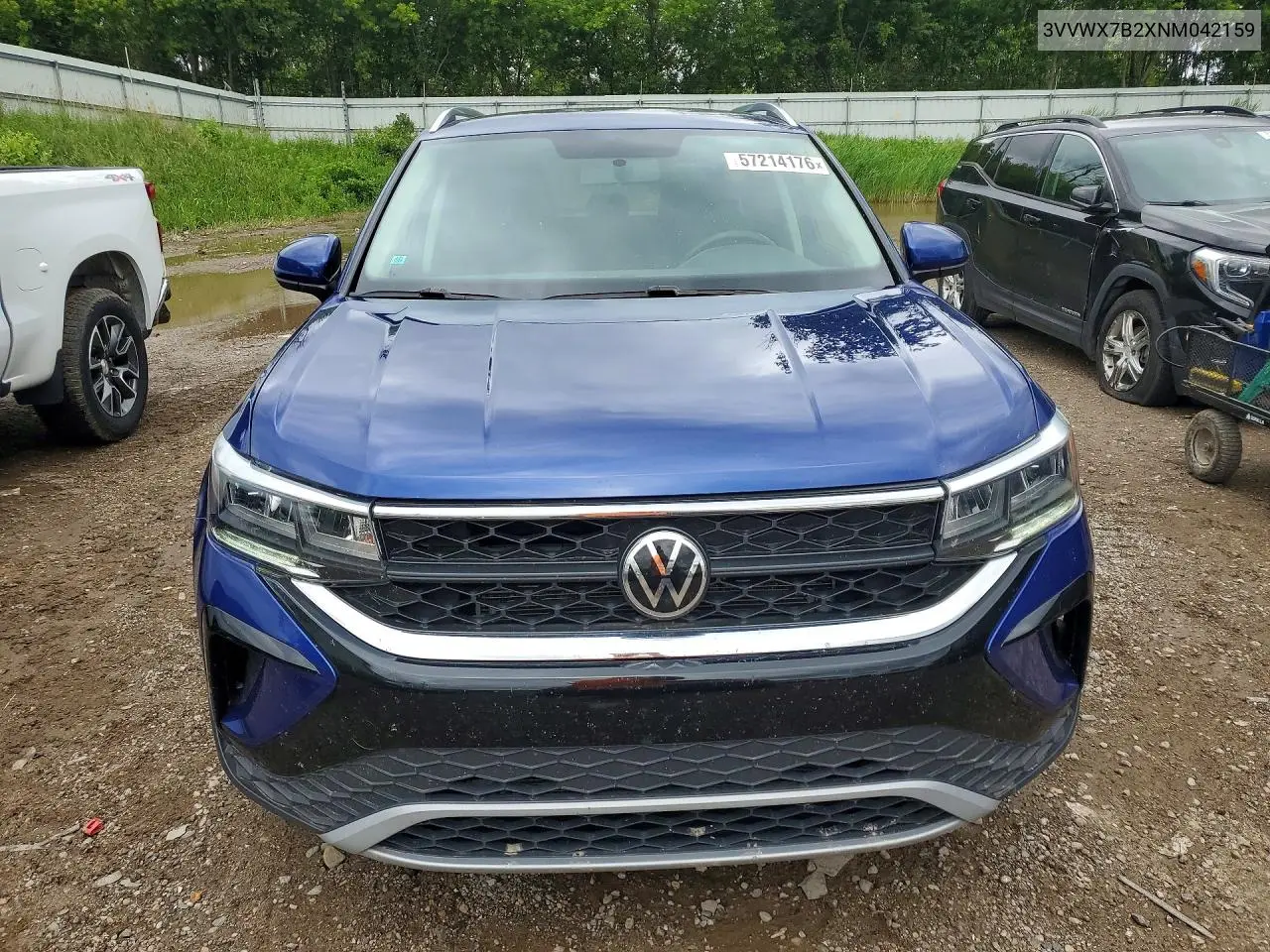 2022 Volkswagen Taos Se VIN: 3VVWX7B2XNM042159 Lot: 57214176