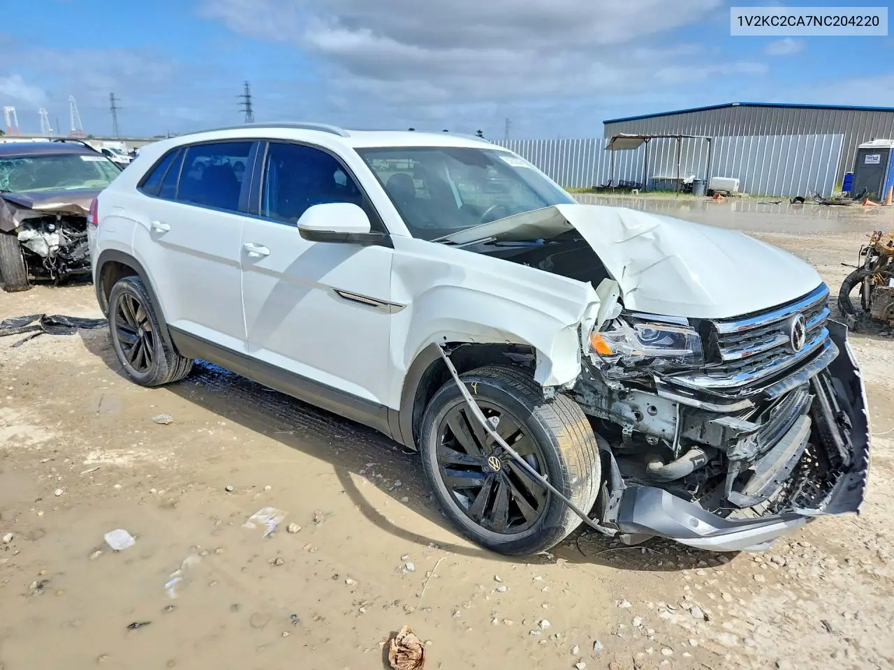 2022 Volkswagen Atlas Cross Sport Se VIN: 1V2KC2CA7NC204220 Lot: 57632036
