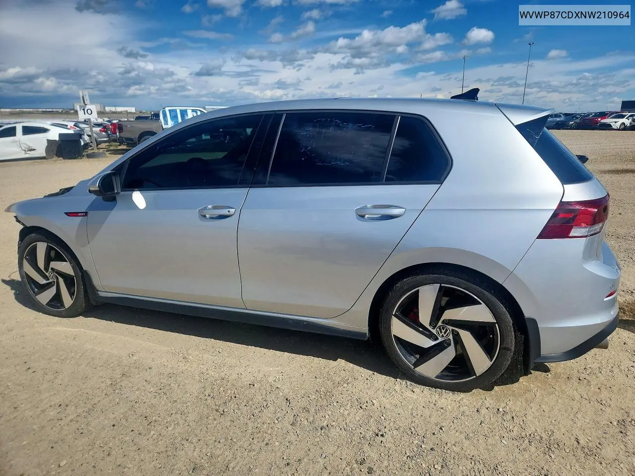 2022 Volkswagen Gti VIN: WVWP87CDXNW210964 Lot: 57963746