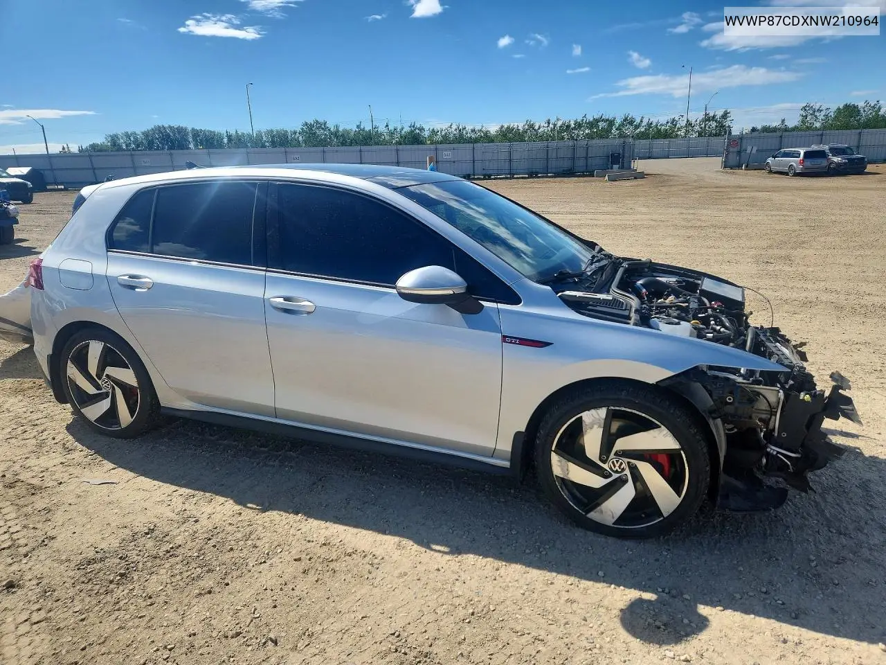 2022 Volkswagen Gti VIN: WVWP87CDXNW210964 Lot: 57963746