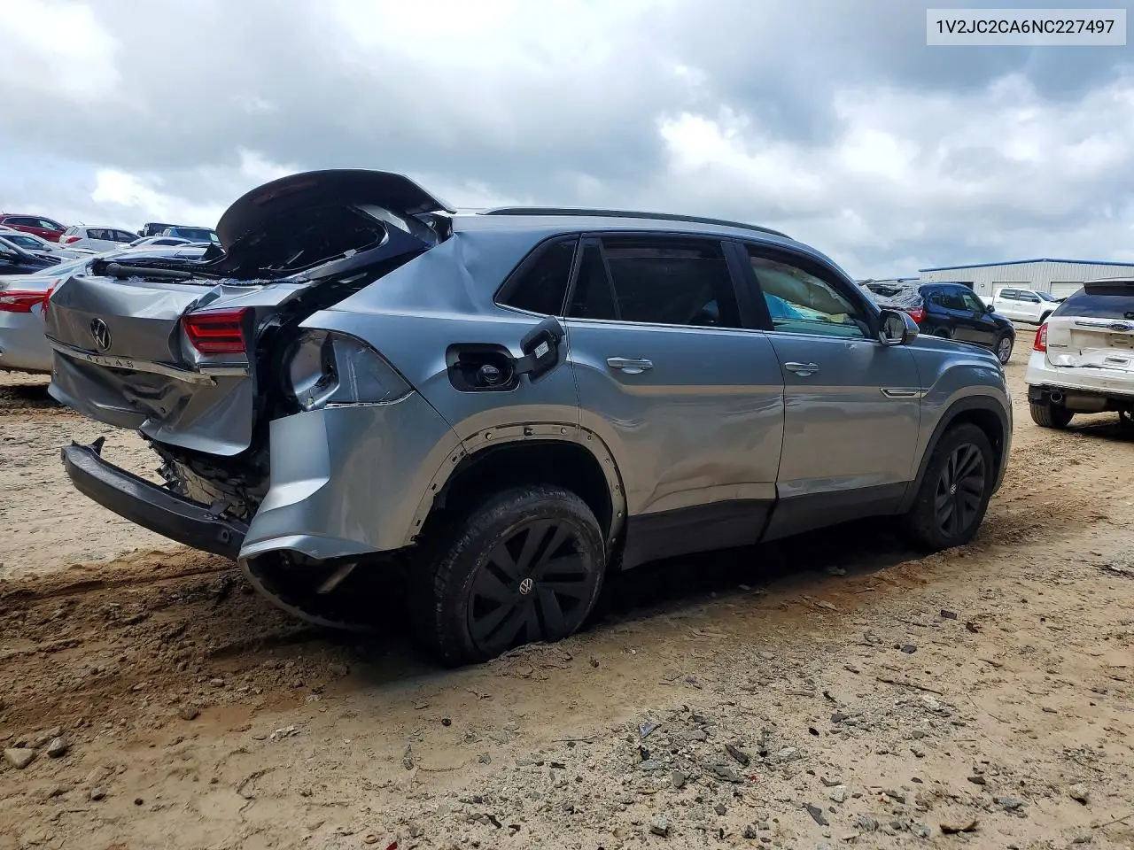 2022 Volkswagen Atlas Cross Sport Se VIN: 1V2JC2CA6NC227497 Lot: 58050356
