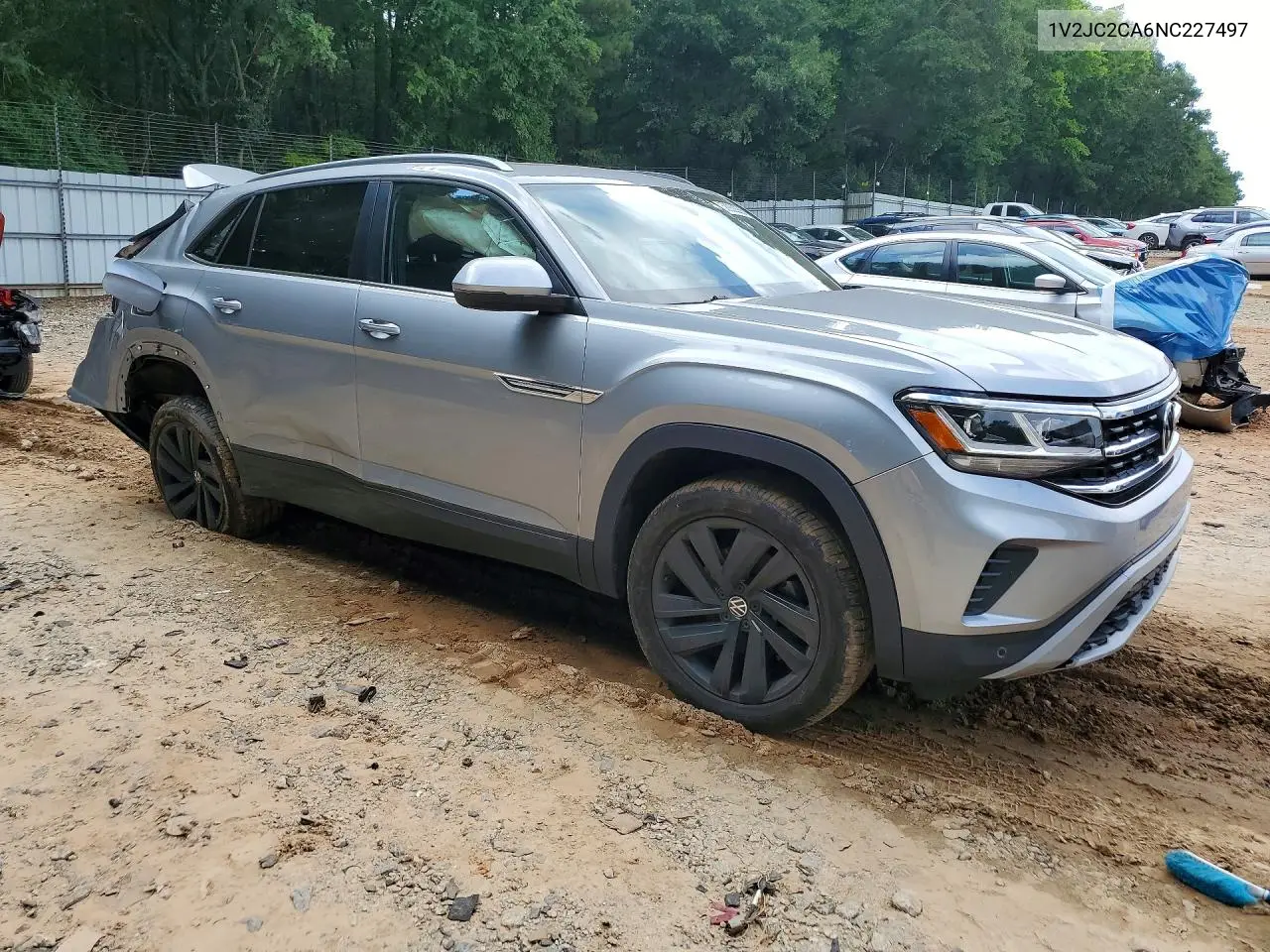 2022 Volkswagen Atlas Cross Sport Se VIN: 1V2JC2CA6NC227497 Lot: 58050356
