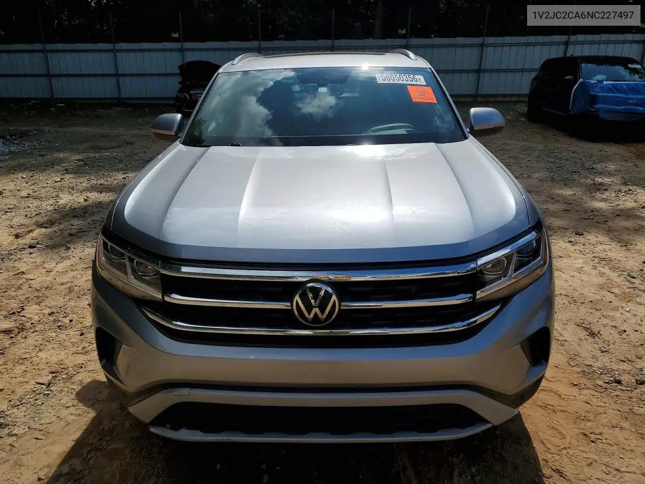 2022 Volkswagen Atlas Cross Sport Se VIN: 1V2JC2CA6NC227497 Lot: 58050356