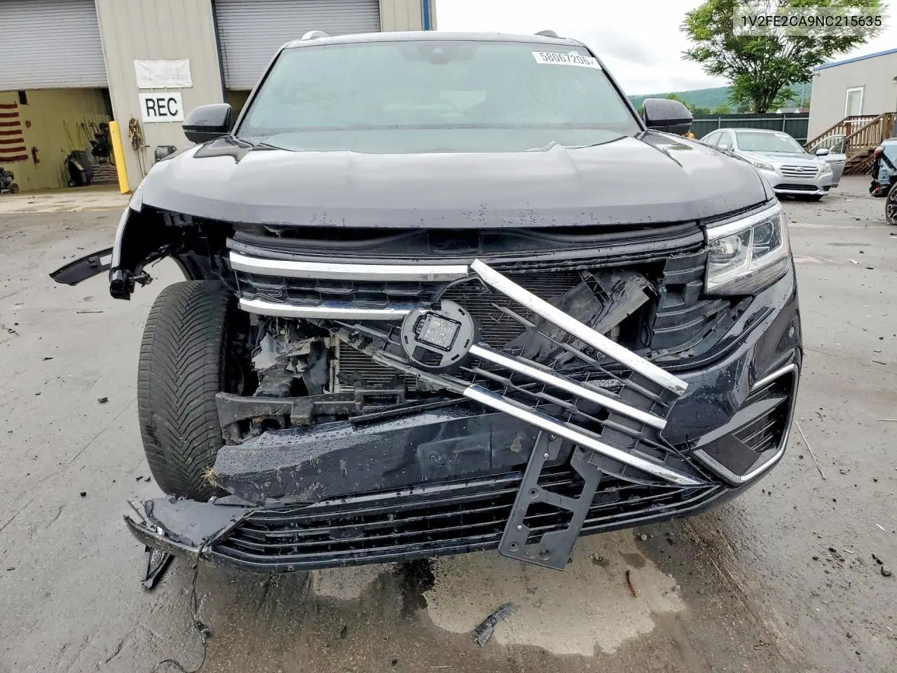 2022 Volkswagen Atlas Cross Sport Sel Premium R-Line VIN: 1V2FE2CA9NC215635 Lot: 58067206