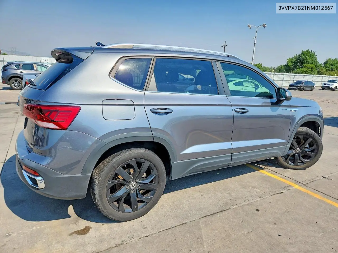 2022 Volkswagen Taos Se Iq Drive VIN: 3VVPX7B21NM012567 Lot: 58699986