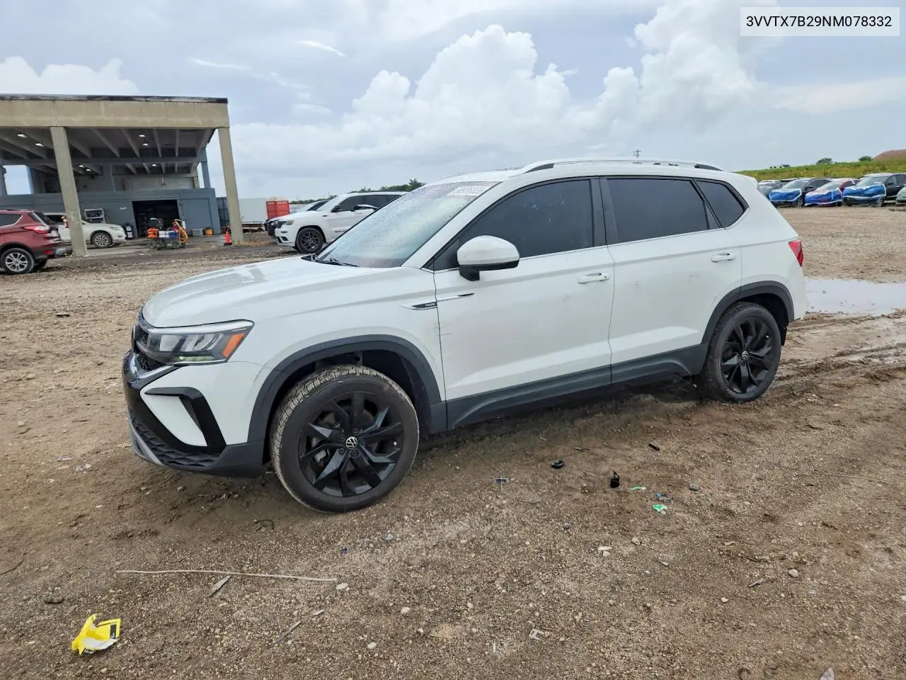 2022 Volkswagen Taos Se VIN: 3VVTX7B29NM078332 Lot: 58986536