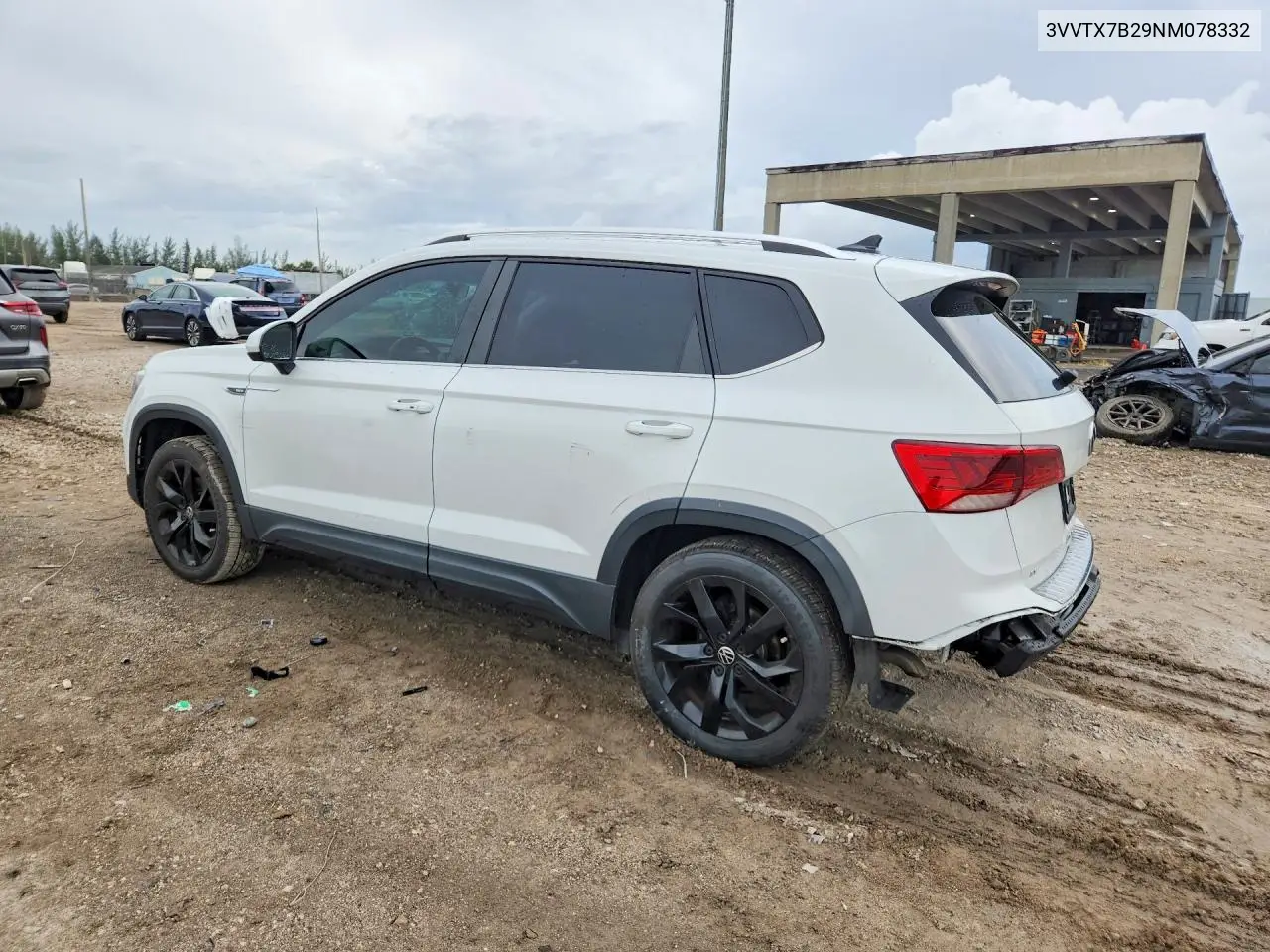 2022 Volkswagen Taos Se VIN: 3VVTX7B29NM078332 Lot: 58986536