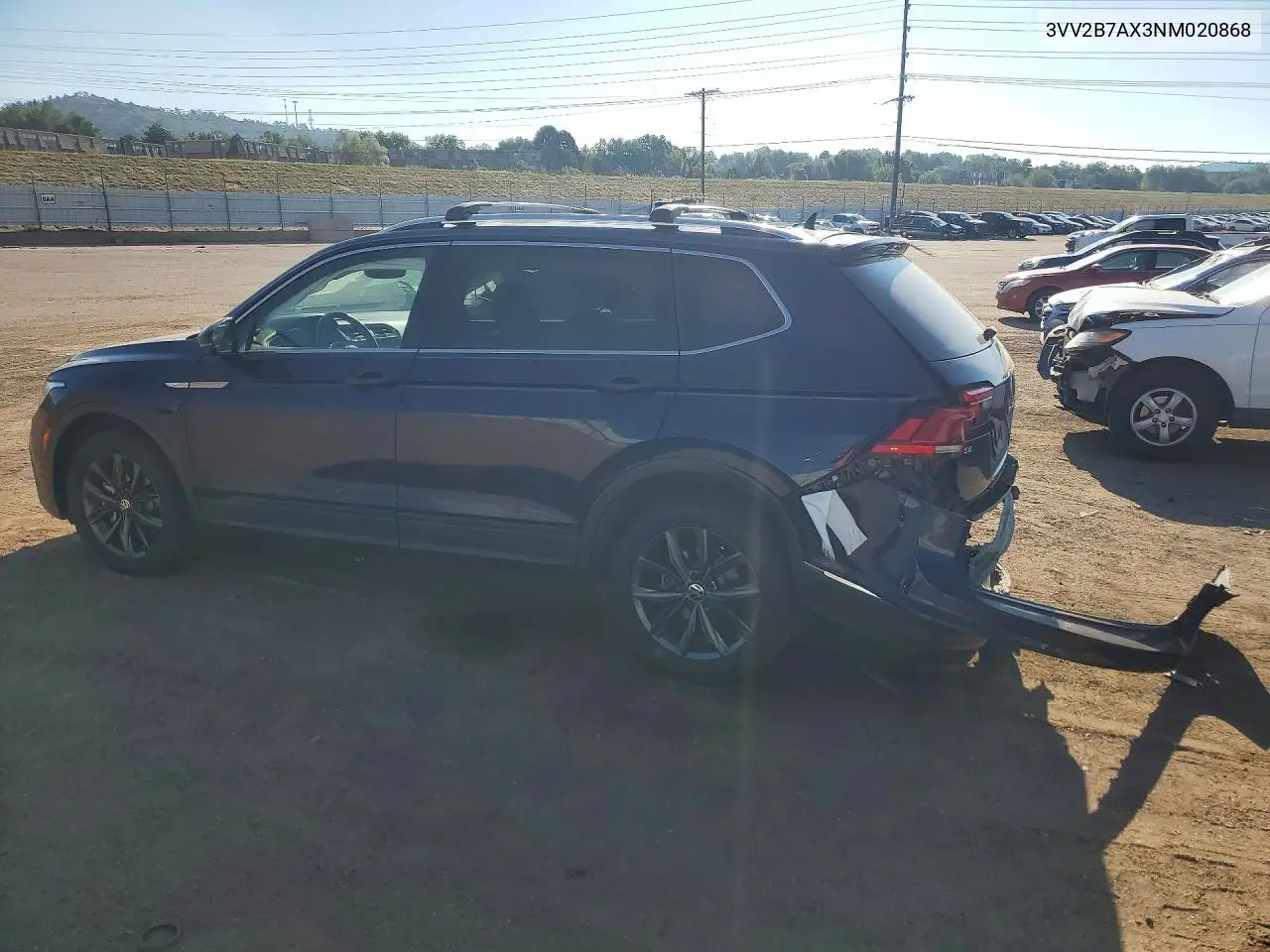 2022 Volkswagen Tiguan Se VIN: 3VV2B7AX3NM020868 Lot: 59785526