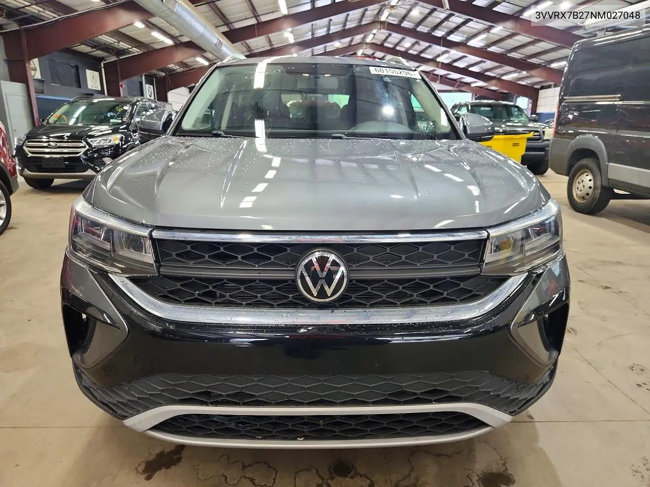 2022 Volkswagen Taos Se VIN: 3VVRX7B27NM027048 Lot: 60155296