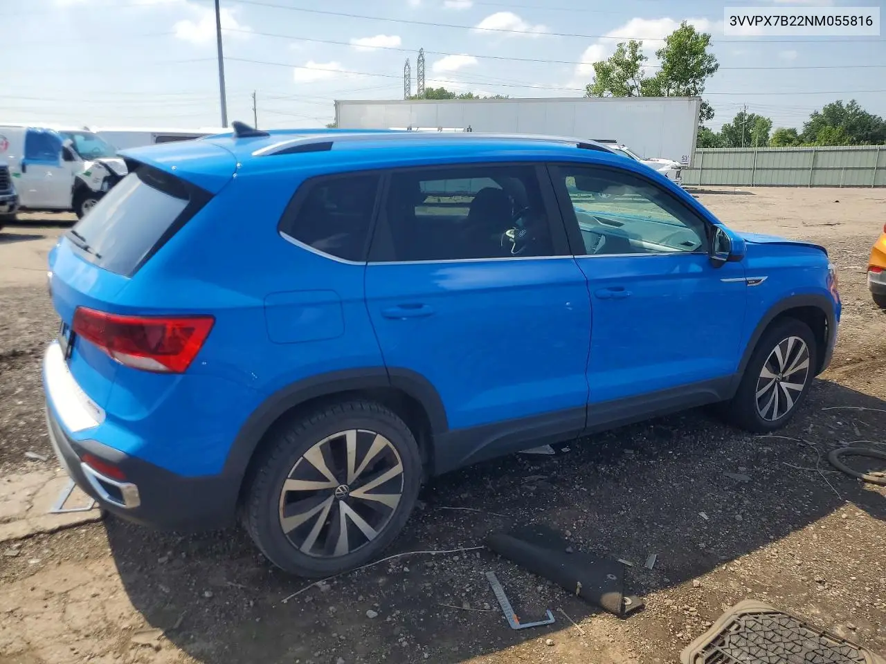 2022 Volkswagen Taos Se Iq Drive VIN: 3VVPX7B22NM055816 Lot: 85992705