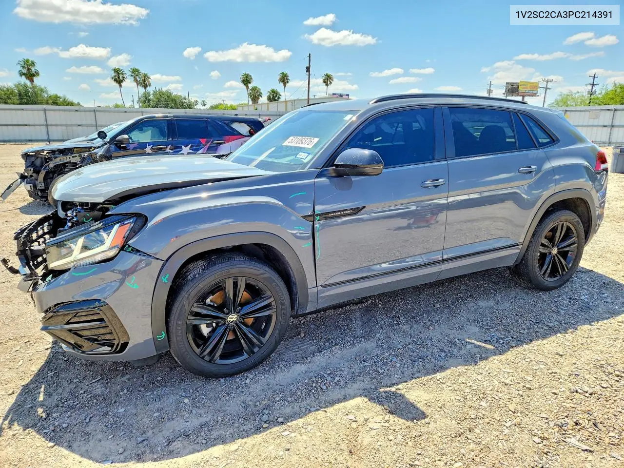 2023 Volkswagen Atlas Cross Sport Sel R-Line VIN: 1V2SC2CA3PC214391 Lot: 53109376