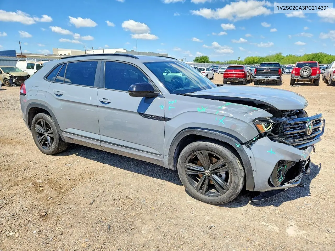 2023 Volkswagen Atlas Cross Sport Sel R-Line VIN: 1V2SC2CA3PC214391 Lot: 53109376