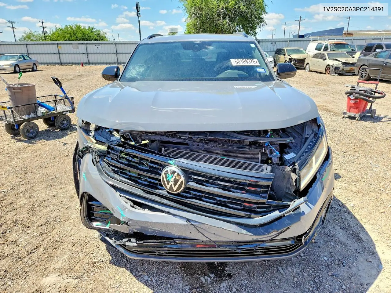 2023 Volkswagen Atlas Cross Sport Sel R-Line VIN: 1V2SC2CA3PC214391 Lot: 53109376