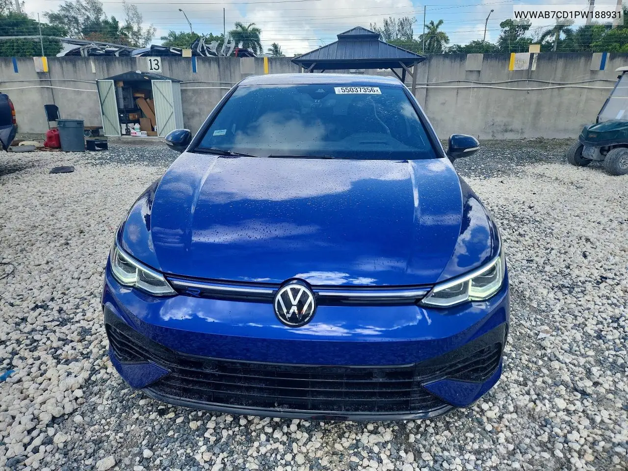 2023 Volkswagen Golf R 20Th Anniversary VIN: WVWAB7CD1PW188931 Lot: 55037356