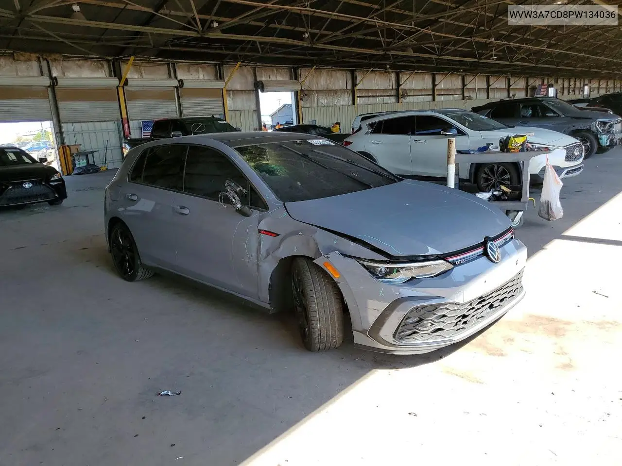 2023 Volkswagen Gti Se VIN: WVW3A7CD8PW134036 Lot: 55392736