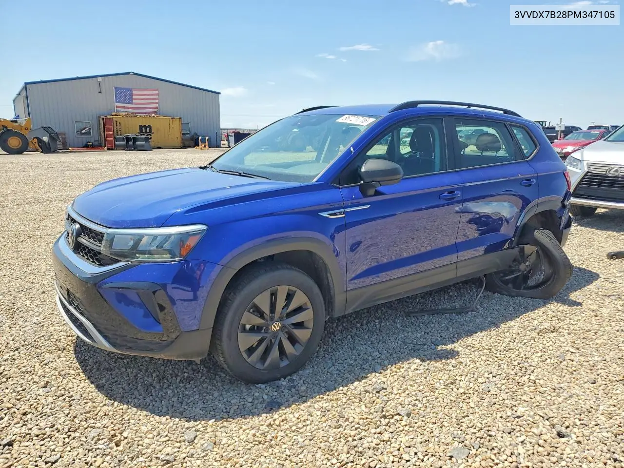 2023 Volkswagen Taos S VIN: 3VVDX7B28PM347105 Lot: 56721716