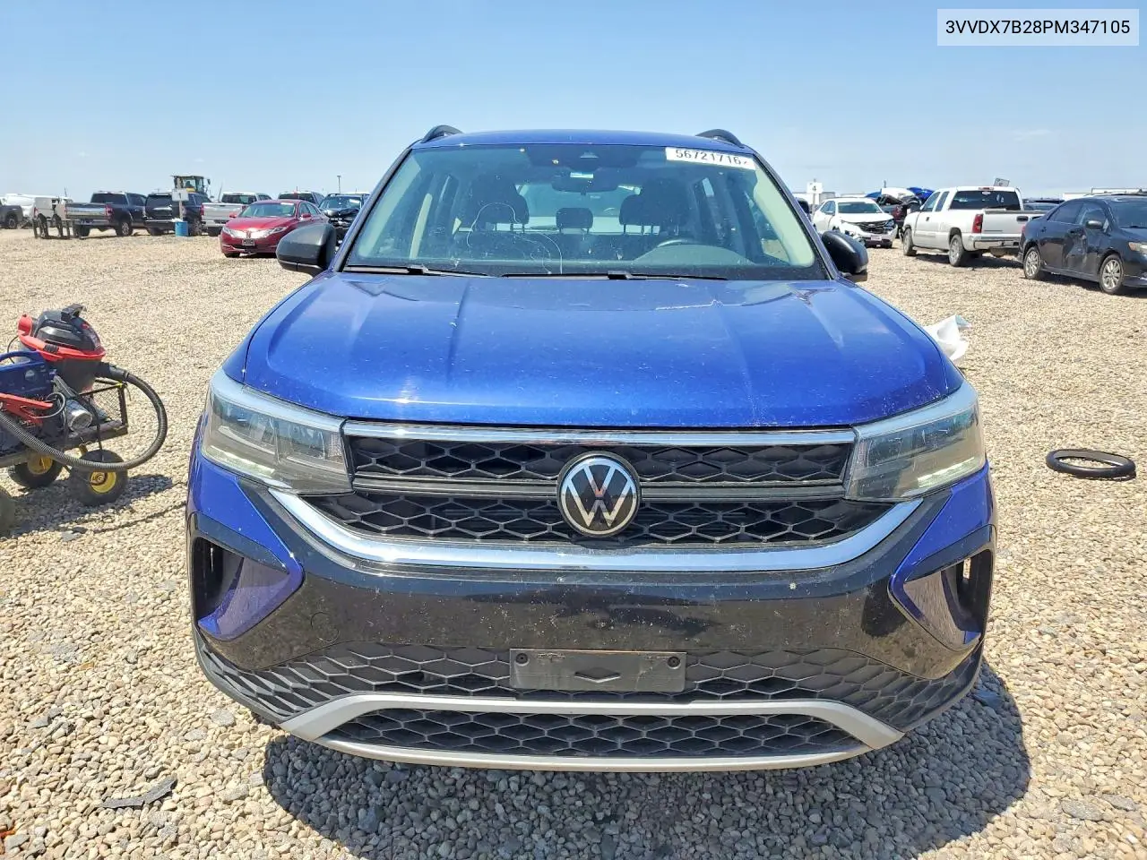 2023 Volkswagen Taos S VIN: 3VVDX7B28PM347105 Lot: 56721716