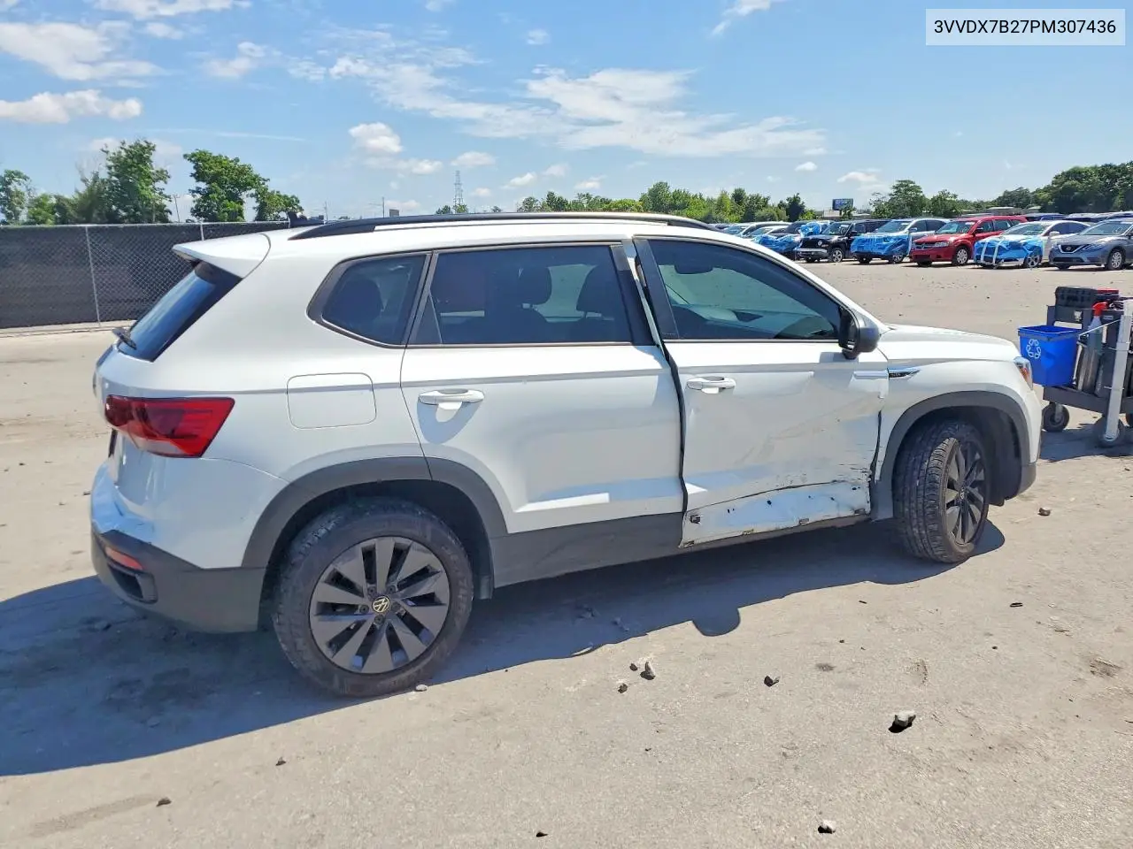 2023 Volkswagen Taos S VIN: 3VVDX7B27PM307436 Lot: 56934526
