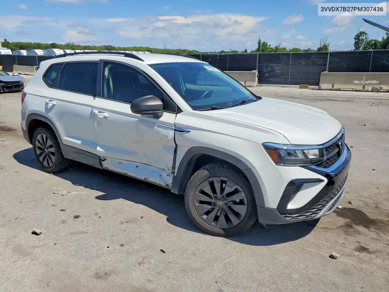 2023 Volkswagen Taos S VIN: 3VVDX7B27PM307436 Lot: 56934526