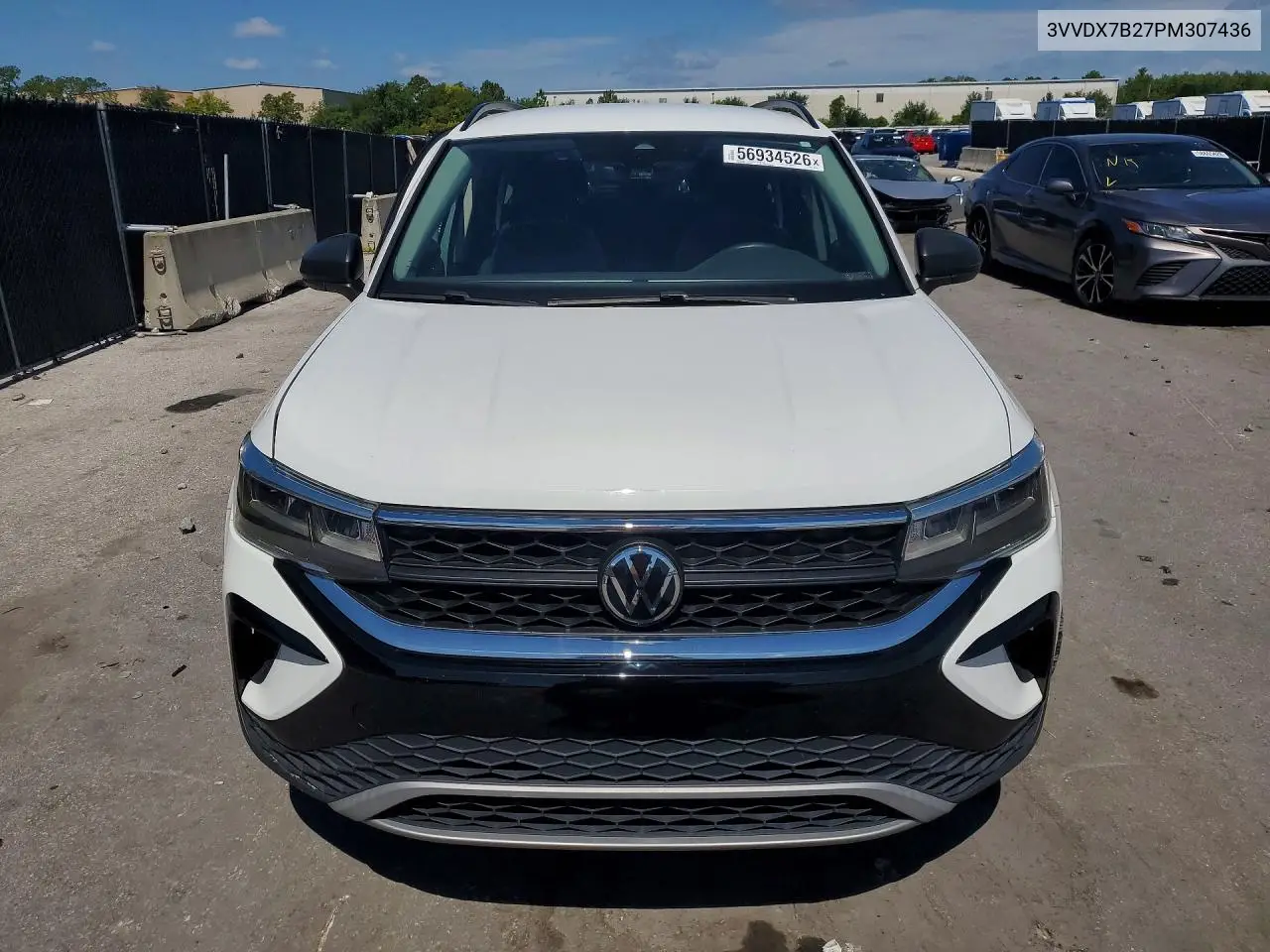 2023 Volkswagen Taos S VIN: 3VVDX7B27PM307436 Lot: 56934526