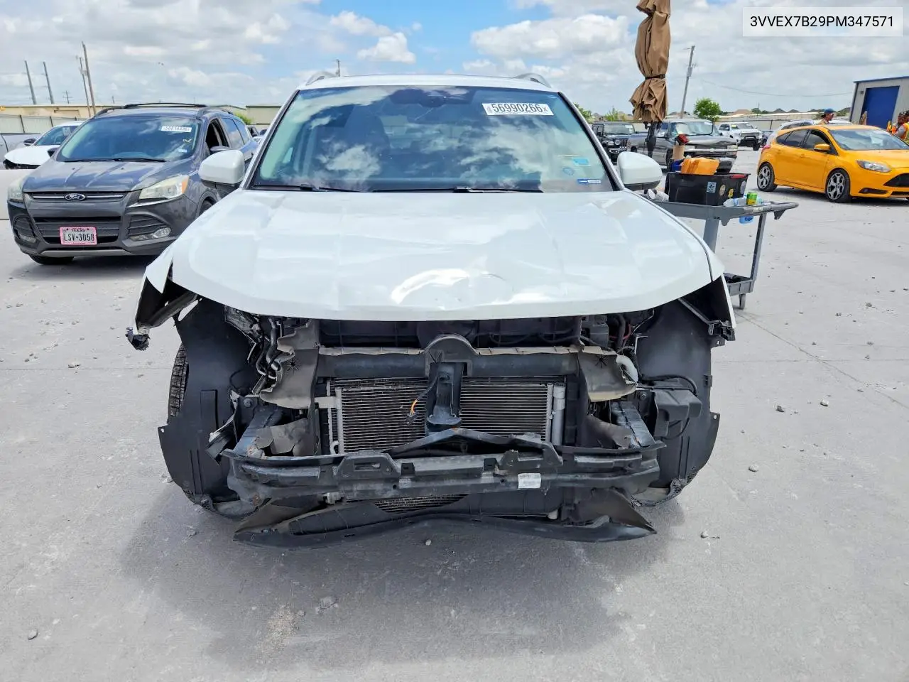 2023 Volkswagen Taos Se VIN: 3VVEX7B29PM347571 Lot: 56990266