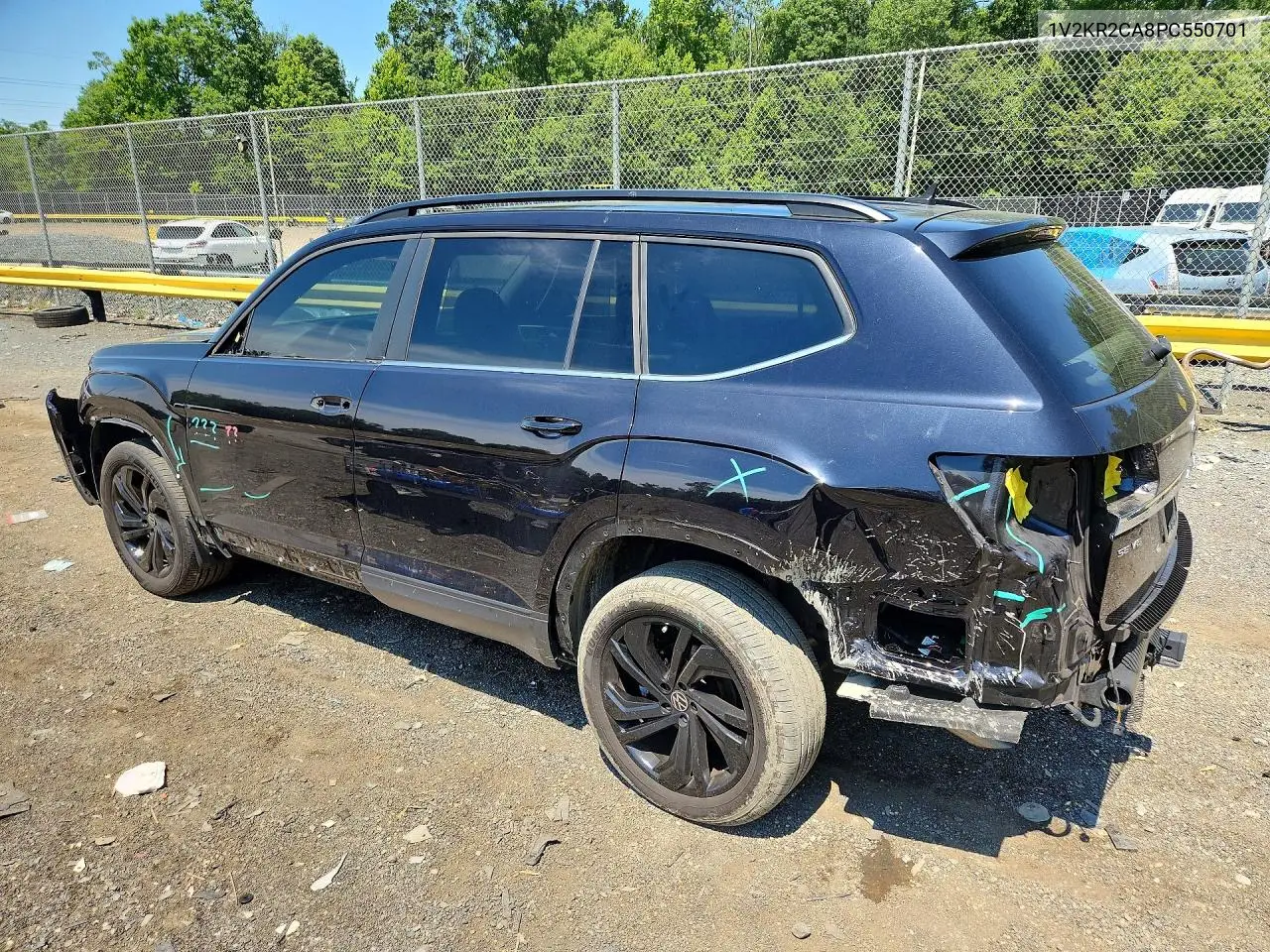 2023 Volkswagen Atlas Se VIN: 1V2KR2CA8PC550701 Lot: 58237396