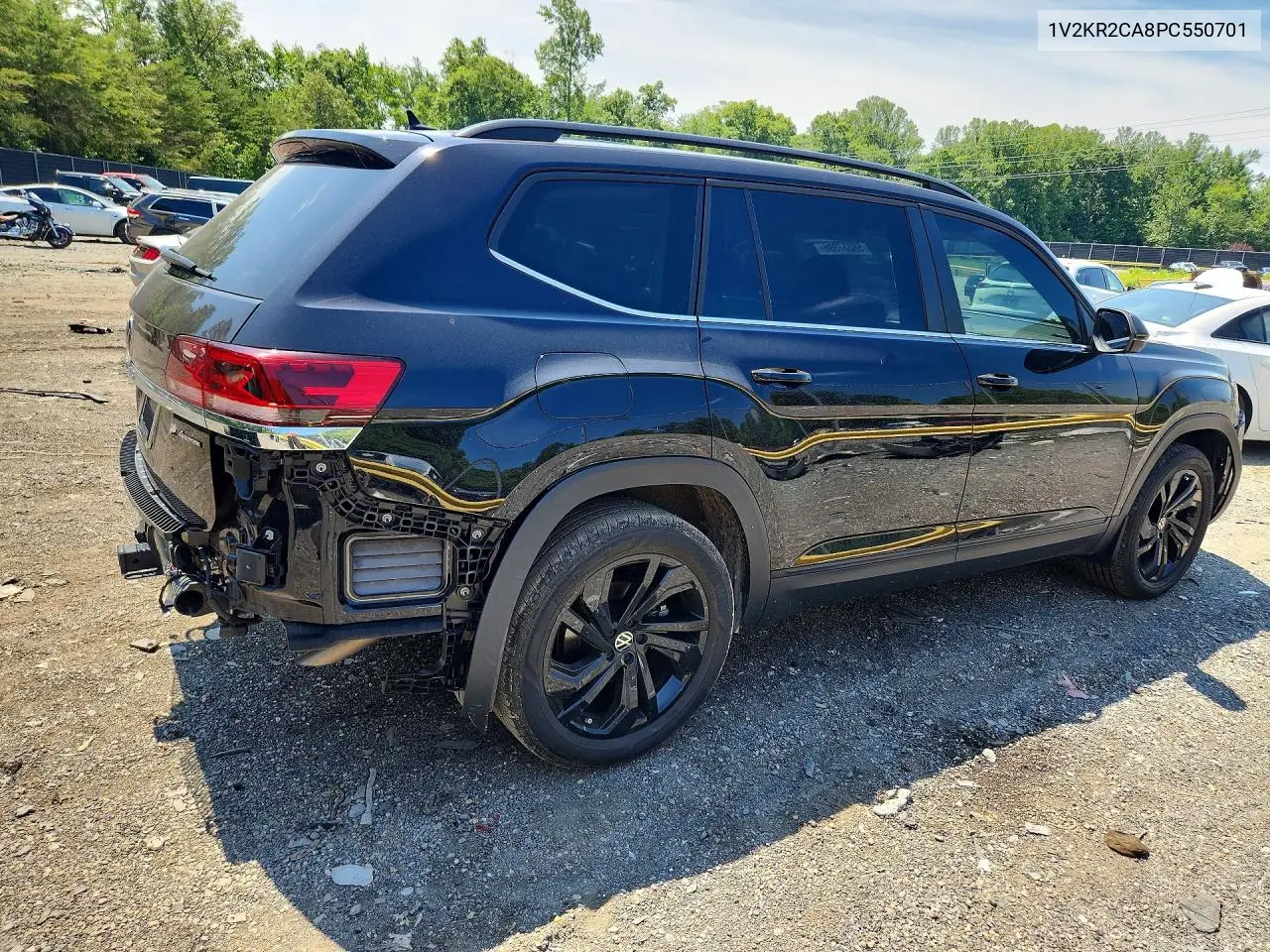 2023 Volkswagen Atlas Se VIN: 1V2KR2CA8PC550701 Lot: 58237396