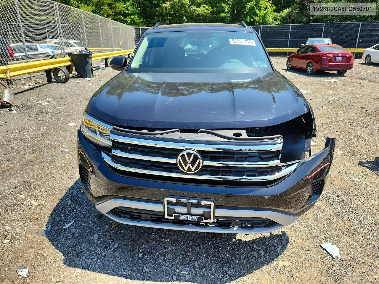2023 Volkswagen Atlas Se VIN: 1V2KR2CA8PC550701 Lot: 58237396