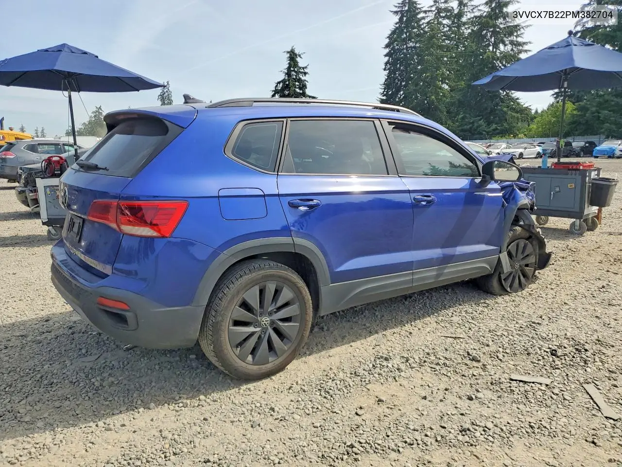 2023 Volkswagen Taos S VIN: 3VVCX7B22PM382704 Lot: 58474296