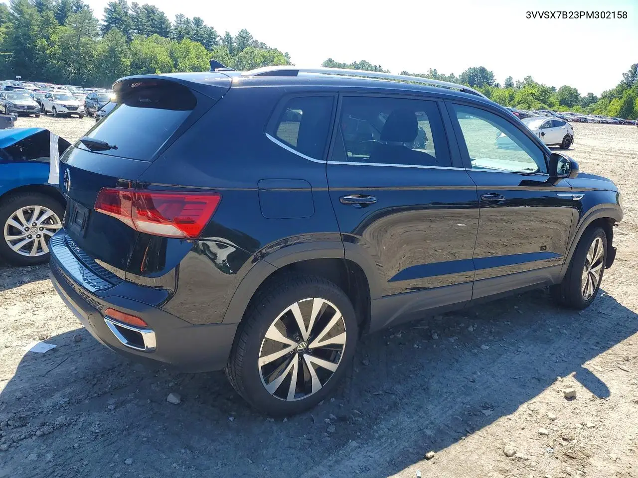 2023 Volkswagen Taos Se VIN: 3VVSX7B23PM302158 Lot: 58633946