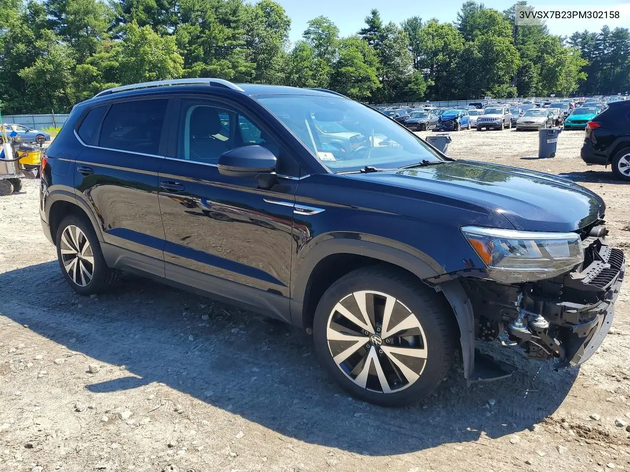 2023 Volkswagen Taos Se VIN: 3VVSX7B23PM302158 Lot: 58633946