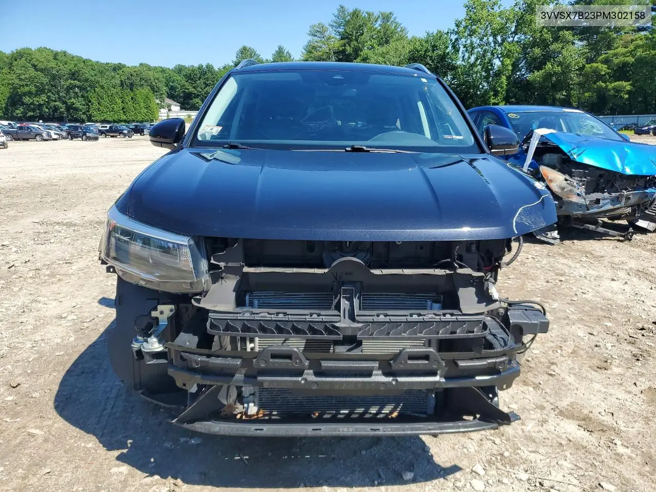 2023 Volkswagen Taos Se VIN: 3VVSX7B23PM302158 Lot: 58633946