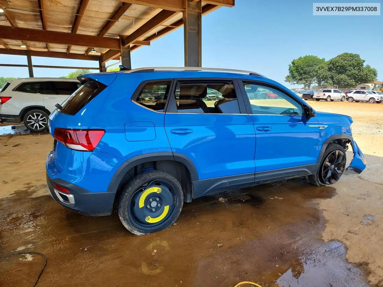 2023 Volkswagen Taos Se VIN: 3VVEX7B29PM337008 Lot: 59605386
