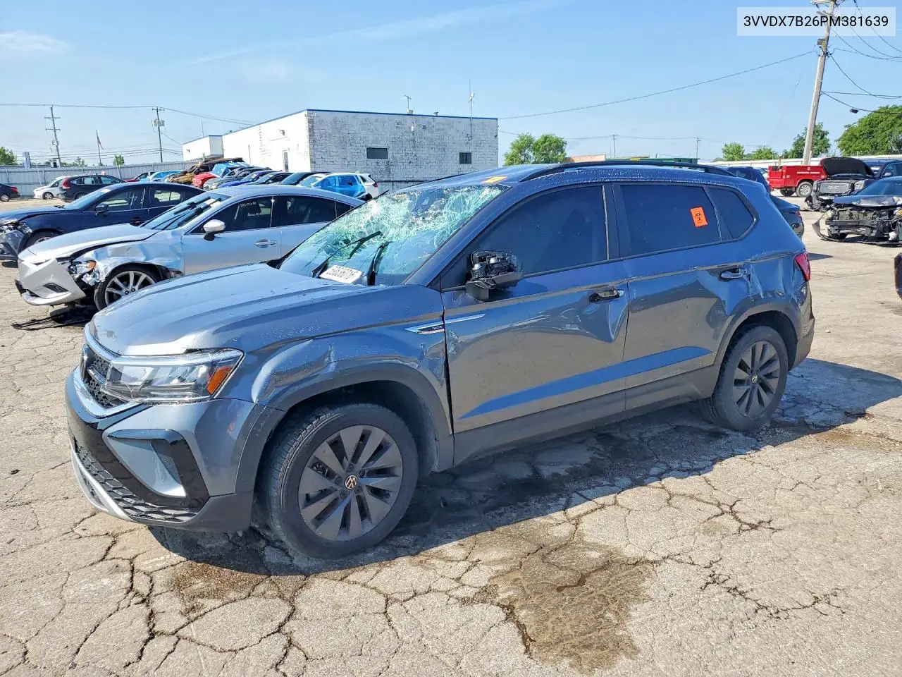 2023 Volkswagen Taos S VIN: 3VVDX7B26PM381639 Lot: 59636016