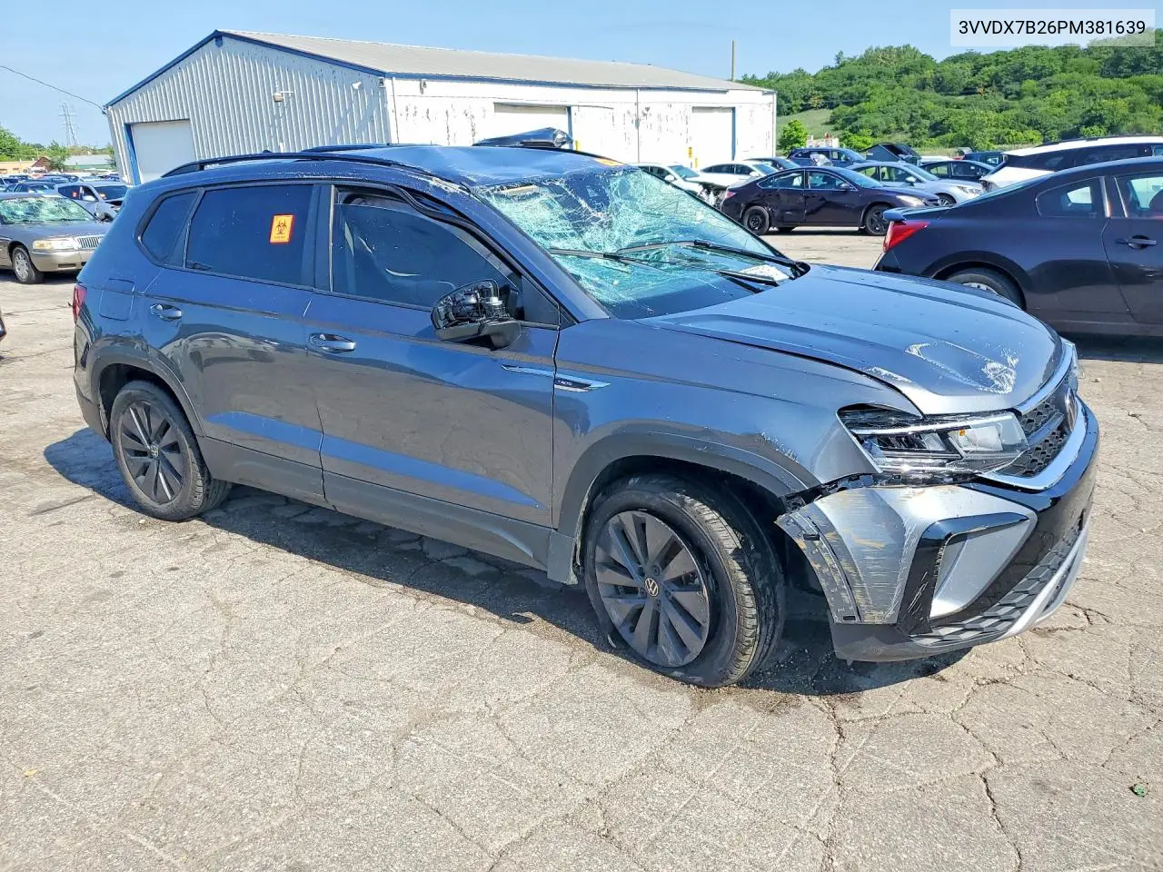 2023 Volkswagen Taos S VIN: 3VVDX7B26PM381639 Lot: 59636016